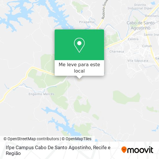 Ifpe Campus Cabo De Santo Agostinho mapa