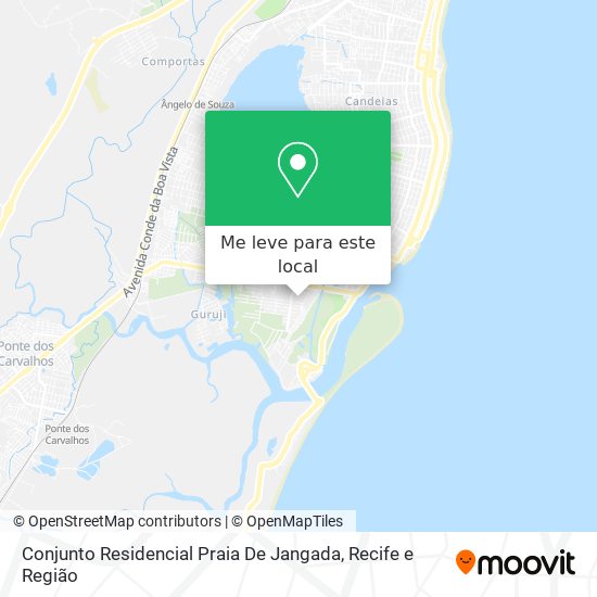 Conjunto Residencial Praia De Jangada mapa