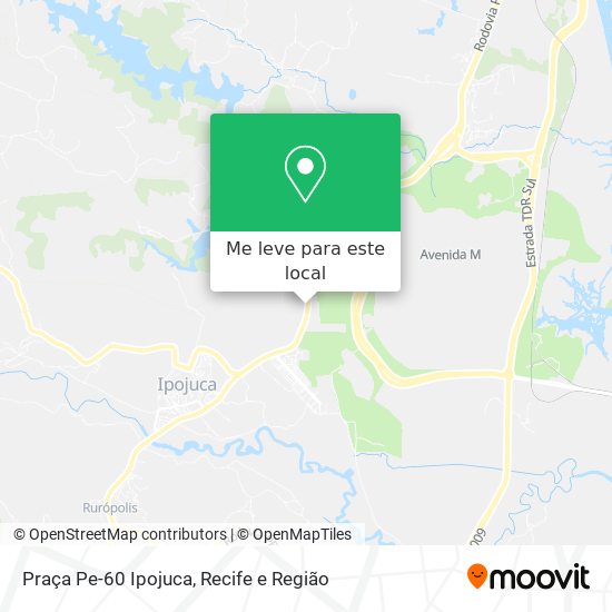Praça Pe-60 Ipojuca mapa