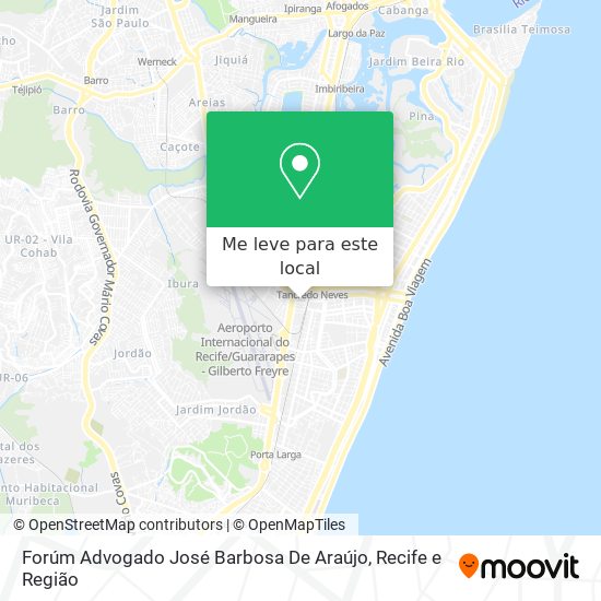 Forúm Advogado José Barbosa De Araújo mapa