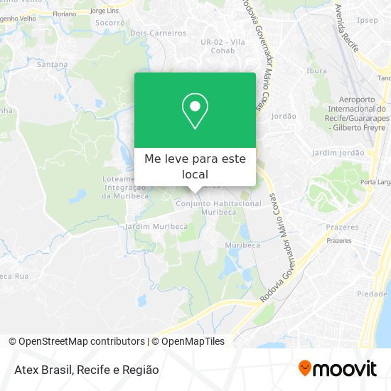 Atex Brasil mapa