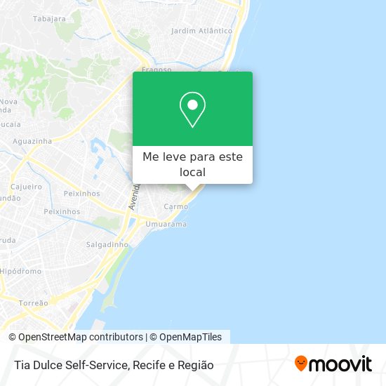 Tia Dulce Self-Service mapa