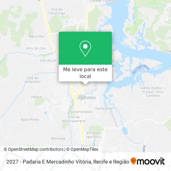2027 - Padaria E Mercadinho Vitória mapa