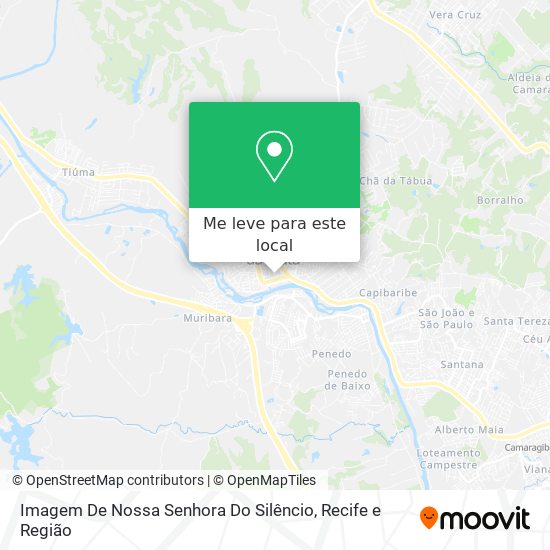 Imagem De Nossa Senhora Do Silêncio mapa