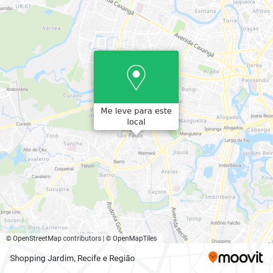 Shopping Jardim mapa