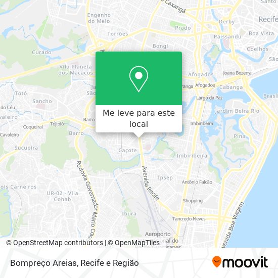 Bompreço Areias mapa