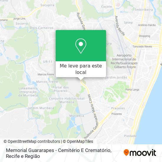 Memorial Guararapes - Cemitério E Crematório mapa