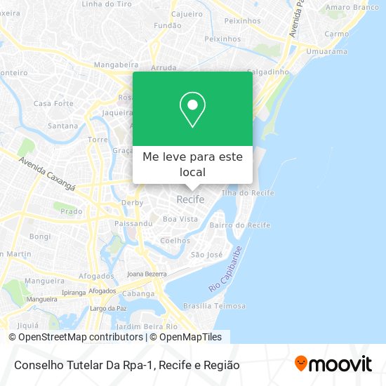Conselho Tutelar Da Rpa-1 mapa
