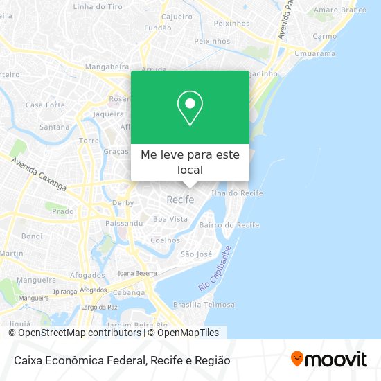 Caixa Econômica Federal mapa