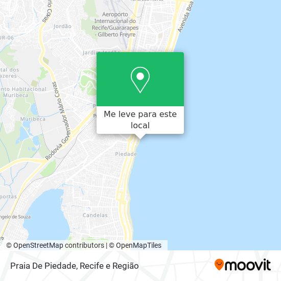 Praia De Piedade mapa
