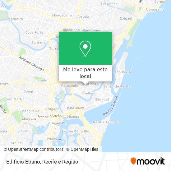 Edifício Ébano mapa