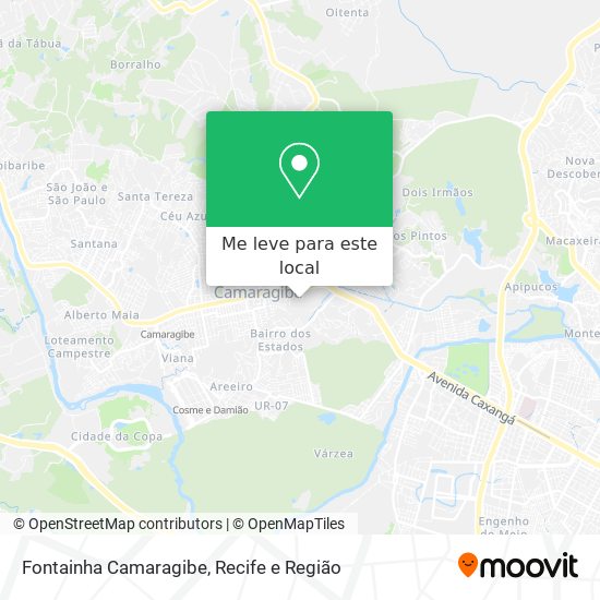 Fontainha Camaragibe mapa