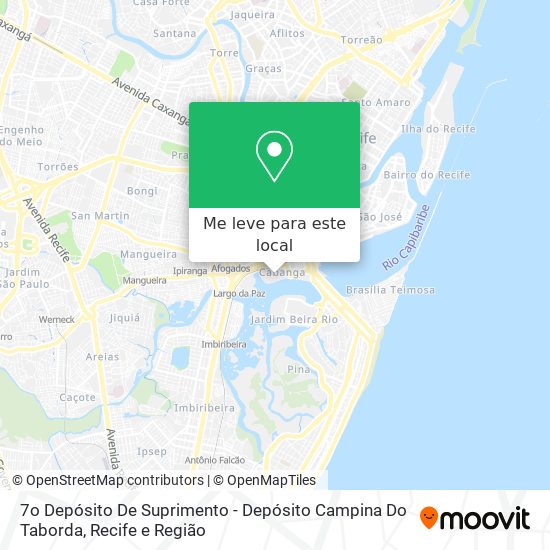 7o Depósito De Suprimento - Depósito Campina Do Taborda mapa