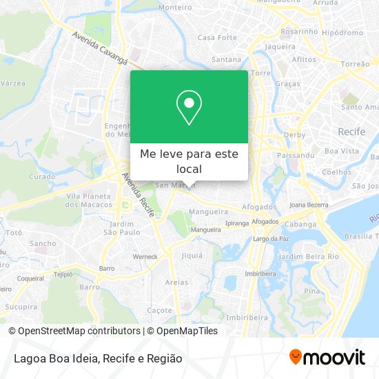 Lagoa Boa Ideia mapa