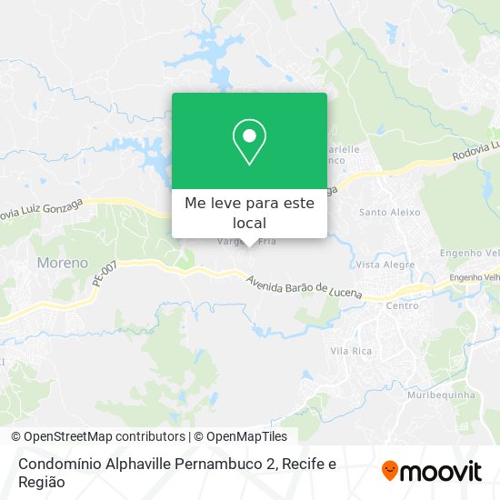 Condomínio Alphaville Pernambuco 2 mapa