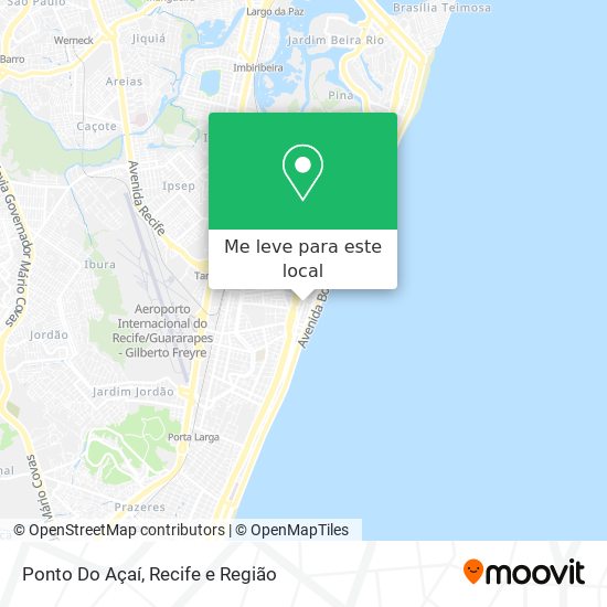 Ponto Do Açaí mapa
