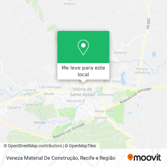 Veneza Material De Construção mapa