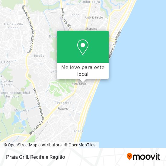 Praia Grill mapa