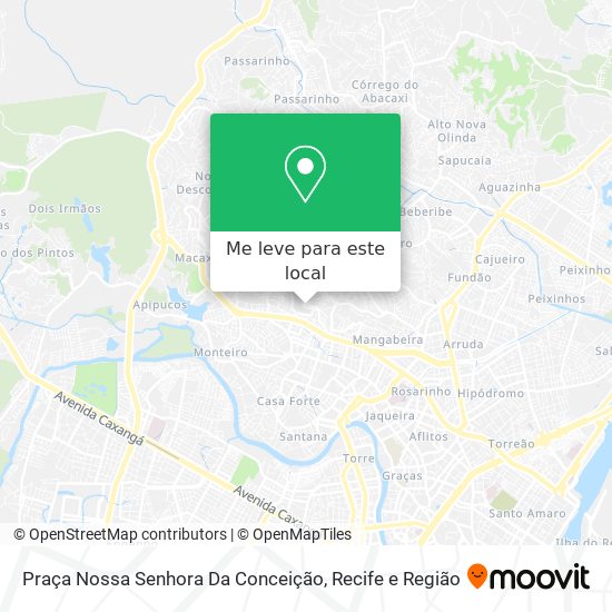Praça Nossa Senhora Da Conceição mapa