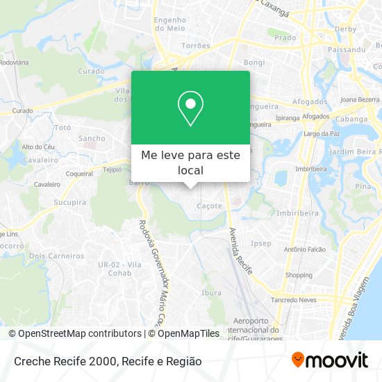 Creche Recife 2000 mapa