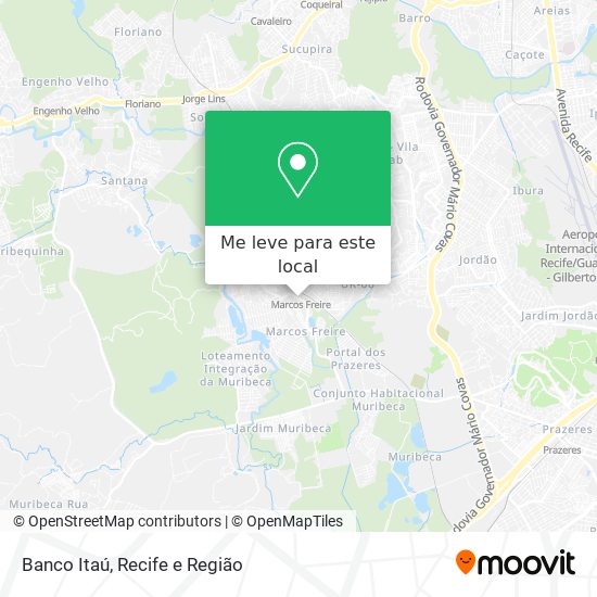 Banco Itaú mapa