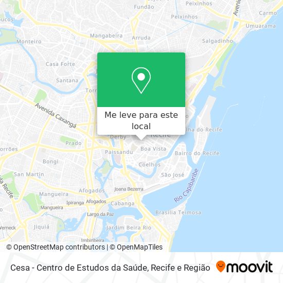 Cesa - Centro de Estudos da Saúde mapa