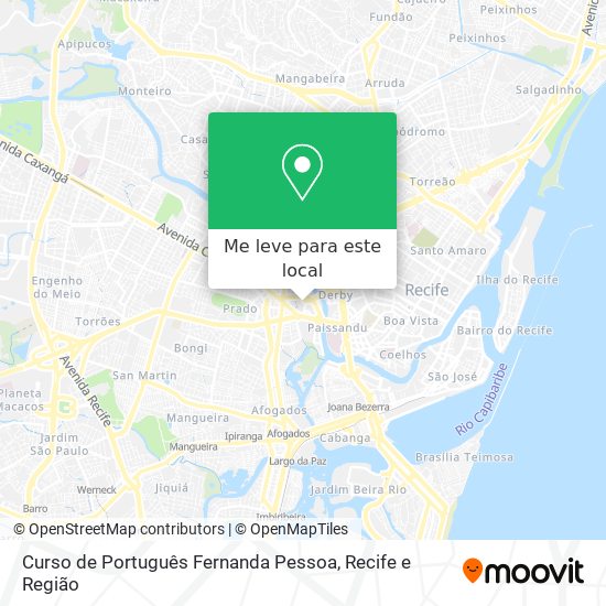 Curso de Português Fernanda Pessoa mapa
