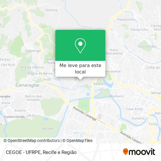 CEGOE - UFRPE mapa