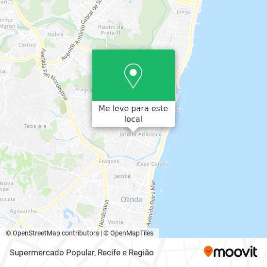Supermercado Popular mapa