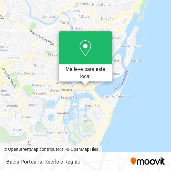 Bacia Portuária mapa