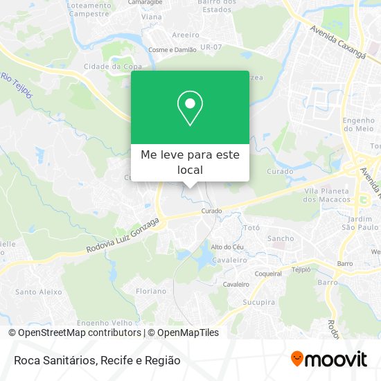 Roca Sanitários mapa