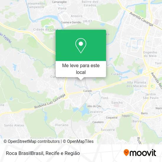 Roca BrasilBrasil mapa