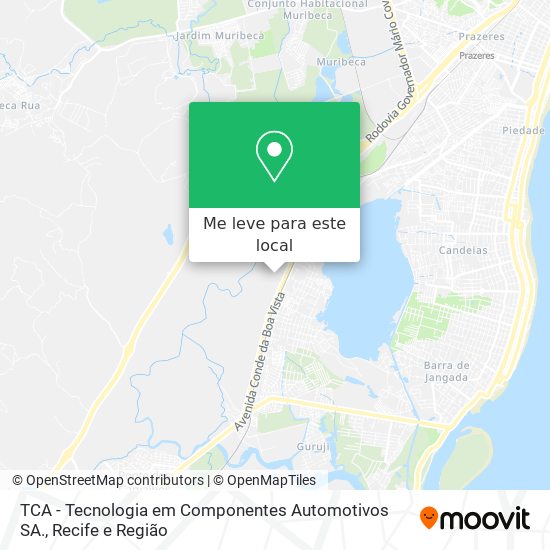 TCA - Tecnologia em Componentes Automotivos SA. mapa