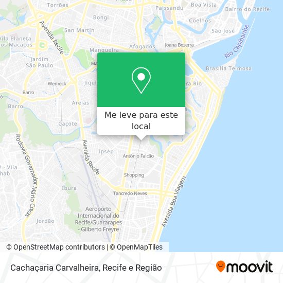 Cachaçaria Carvalheira mapa