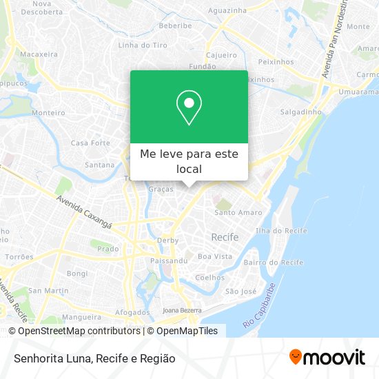 Senhorita Luna mapa