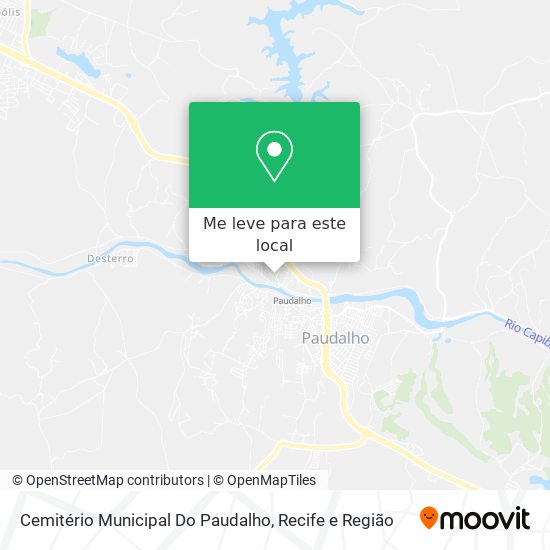 Cemitério Municipal Do Paudalho mapa