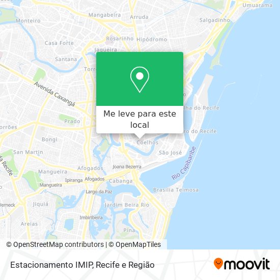 Estacionamento IMIP mapa
