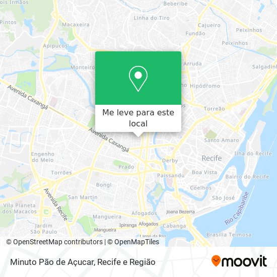 Minuto Pão de Açucar mapa