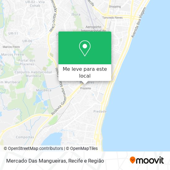 Mercado Das Mangueiras mapa