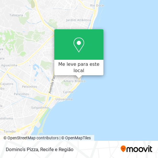 Domino's Pizza mapa