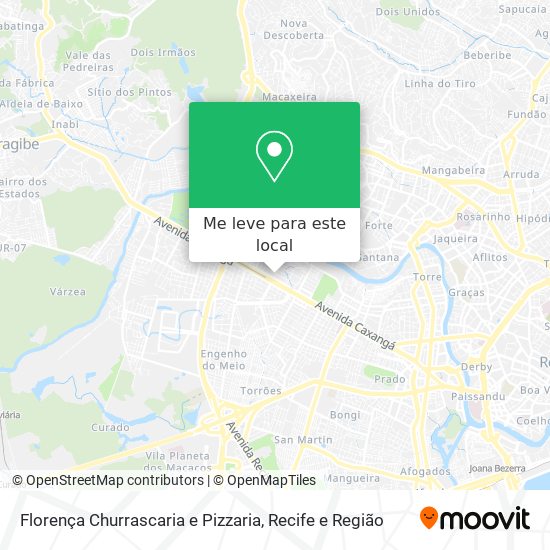Florença Churrascaria e Pizzaria mapa
