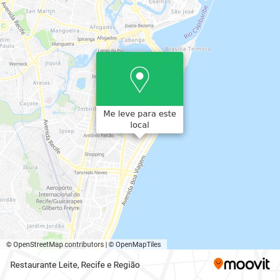 Restaurante Leite mapa