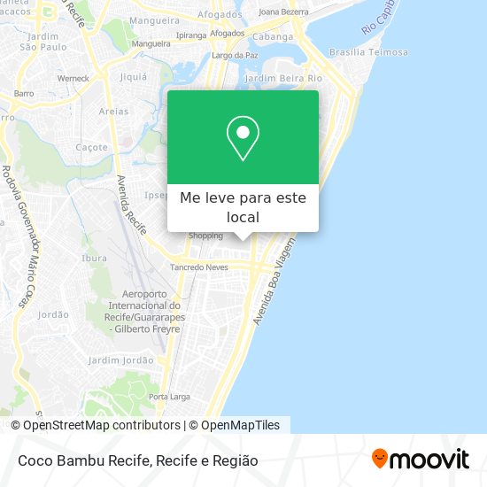 Coco Bambu Recife mapa