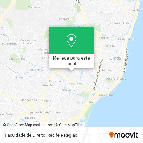 Faculdade de Direito mapa