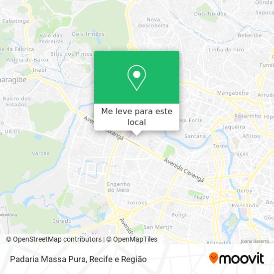 Padaria Massa Pura mapa