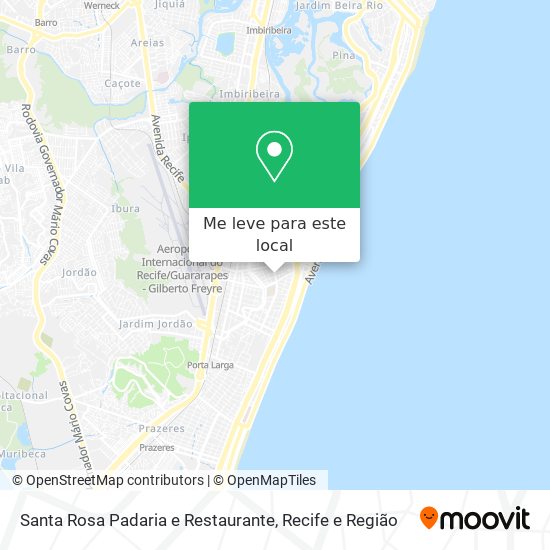 Santa Rosa Padaria e Restaurante mapa