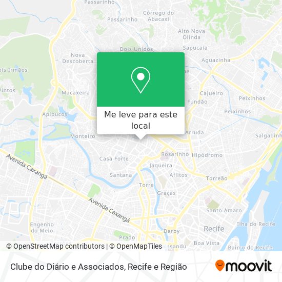 Clube do Diário e Associados mapa