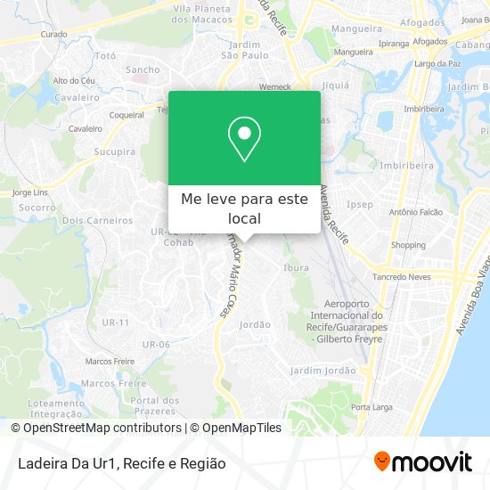 Ladeira Da Ur1 mapa