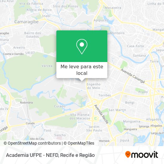 Academia UFPE - NEFD mapa