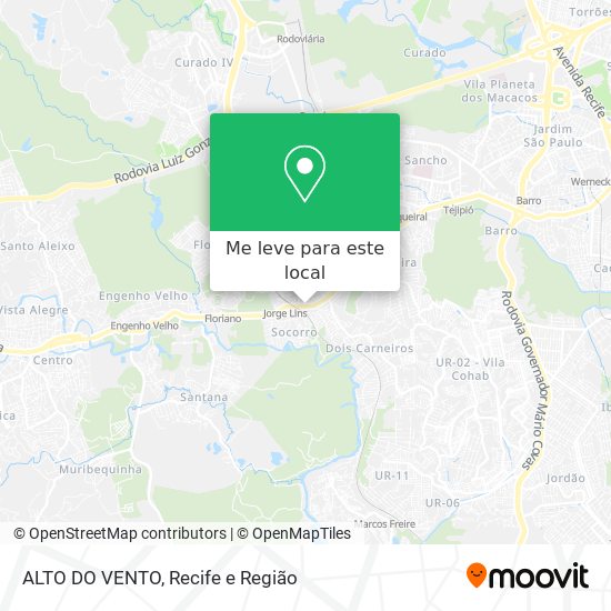 ALTO DO VENTO mapa